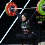 دختر وزنه‌بردار ایران برای دومین بار در قهرمانی جهان اوت کرد