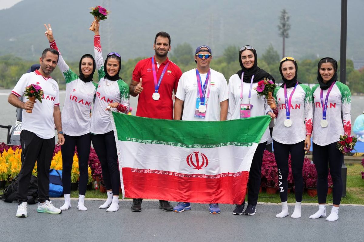 بازی‌های آسیایی هانگژو/ سهرابیان: دختران قایقرانی ایران عالی بودند