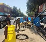 آمادگی منطقه ۱۴ برای بارش های پائیزی با لایروبی ۱۶ هزار متر طول از مسیلها