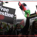 جمعیت عجیب حامیان فلسطین در پایتخت انگلیس