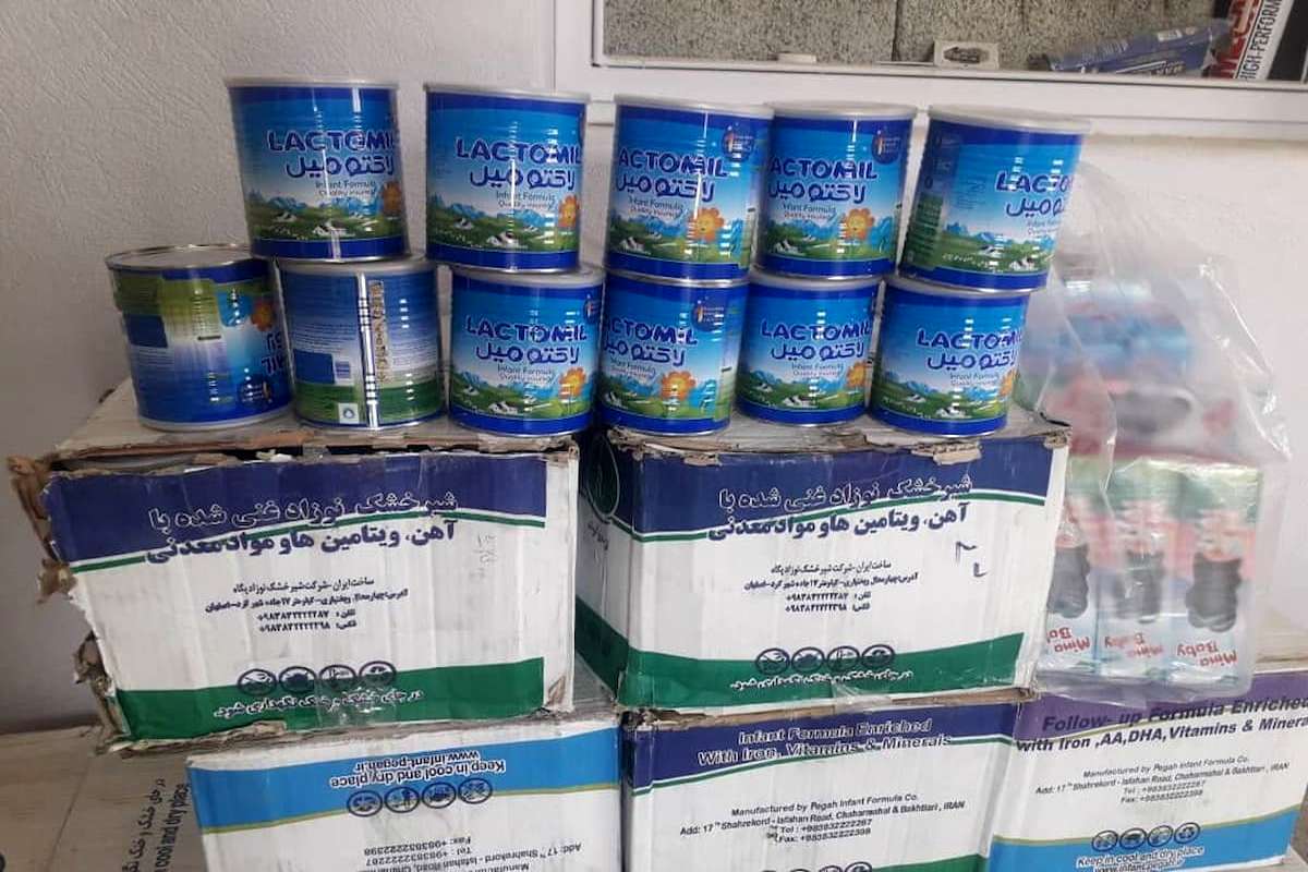 توزیع بیش از 450 هزار قوطی شیرخشک یارانه‌ای در کشور