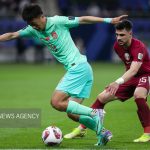 دیدار تیم‌های قطر و چین