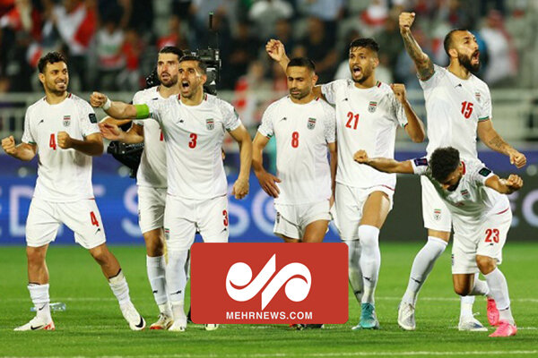 شادی بازیکنان تیم ملی ایران پس از پیروزی برابر سوریه - خبرگزاری مهر | اخبار ایران و جهان