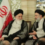 سوگواری علم الهدی پای تابوت رئیسی +عکس