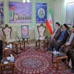 فرزندان رهبر انقلاب به دفتر حماس در تهران رفتند/ پیام آیت‌ الله خامنه ای چه بود؟