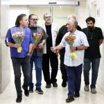 سینماگران به ملاقات حادثه دیدگان تجاوز رژیم صهیونیستی رفتند_مهتاب من