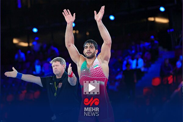 ساروی مدال طلا را به ملت ایران و شهدای جنگ ۱۲ روزه تقدیم کرد