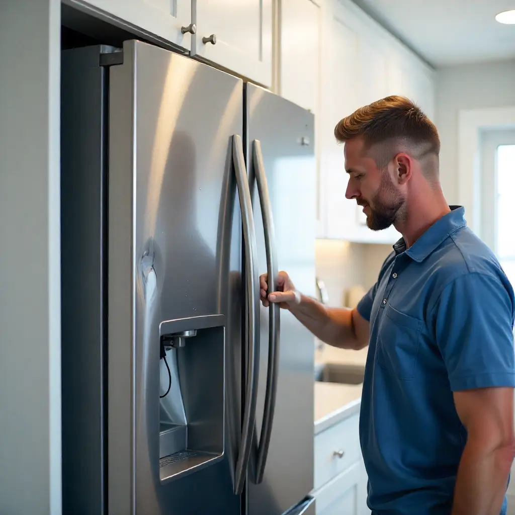 رفع فرورفتگی بدنه یخچال با تکنیکهای نوین