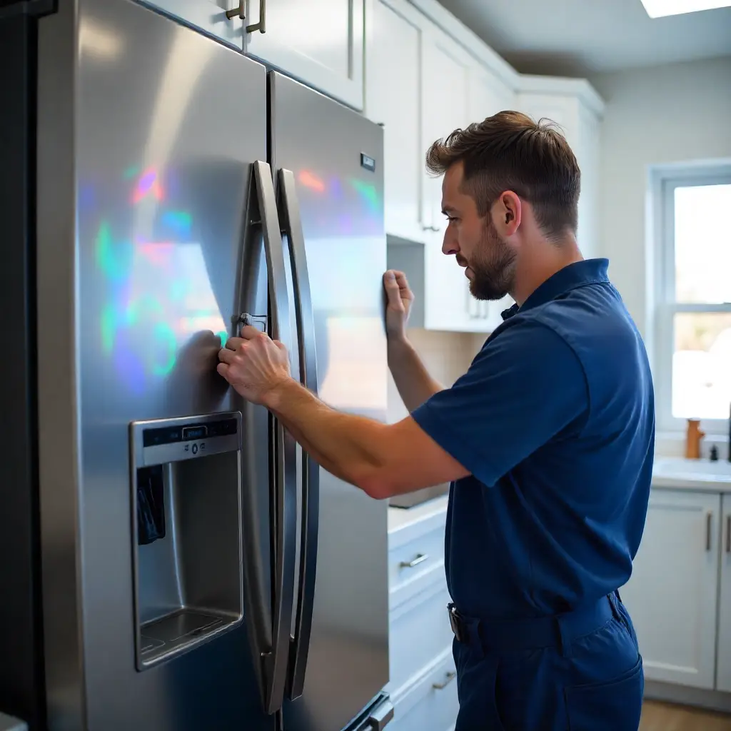 رفع فرورفتگی بدنه یخچال با تکنیکهای نوین