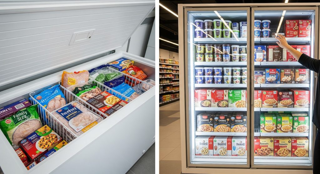 مقایسه فریزرهای صندوقی و ایستاده | راهنمای انتخاب بهترین گزینه ۲۰۲۵