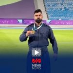 یاسین خسروی با لباس کردی و مدال طلا – مهتاب من