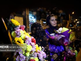 مراسم استقبال مردمی از فاطمه محیطی‌زاده قهرمان بازی‌های کشورهای اسلامی