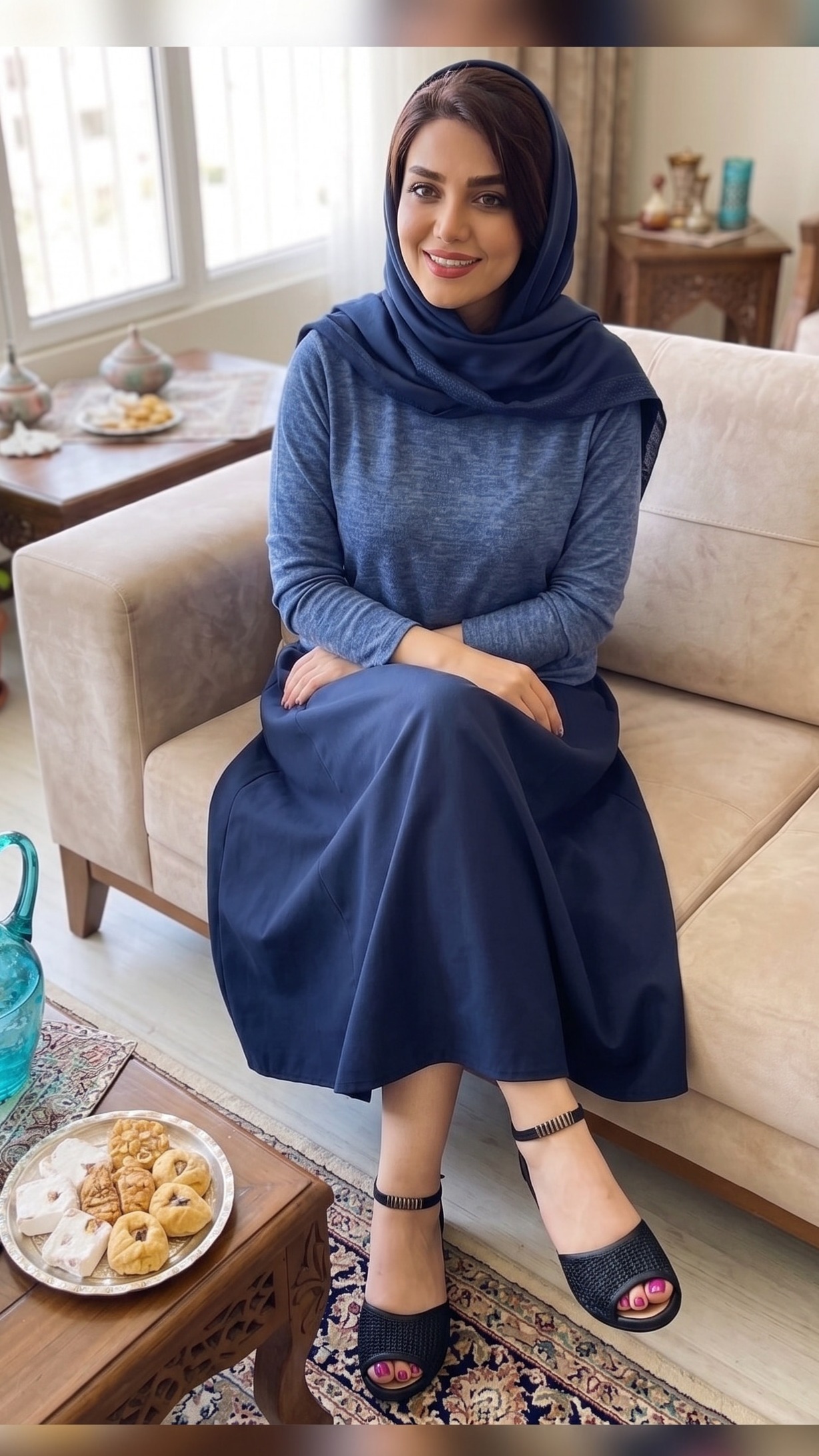 راحتی و جذابیت در دورهمی ها با پاپوش مجلسی نگین پوش