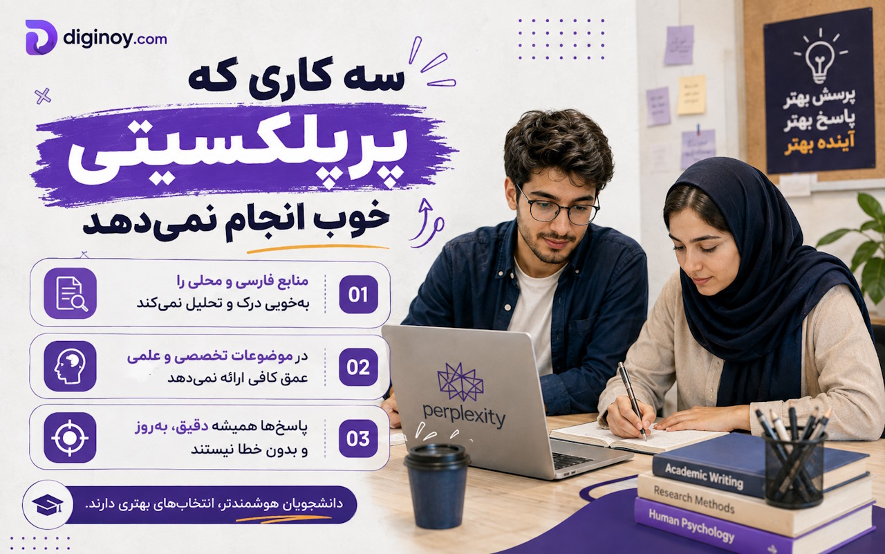 5 مزیت اکانت Perplexity برای دانشجویان | دیجینوی
